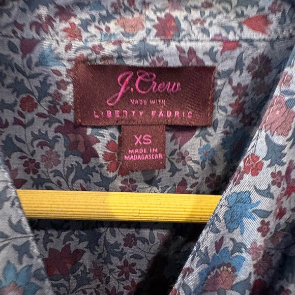 J. CREW Liberty Tie-Neck Blouse in Columbo Chambray - Picture 7 of 10